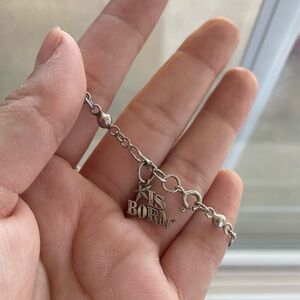 Sterling silver “a star is born” charm bracelet